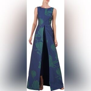 KAY UNGER Lorena Walk Through Jumpsuit Dress 6